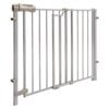 Secure Step Top of Stairs Gate, Taupe - Convenient one-hand operation!