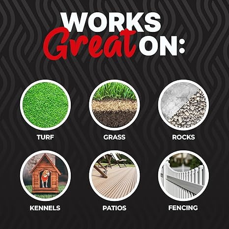TurfSpa MAX Urine & Odor Turf Detox: Double-Strength Enzyme Cleaner & Odor Eliminator for Artificial Grass, Turf, Concrete & Patios, Pet Urine Enzymatic Cleaner for Dogs & Cats – 32 oz Sprayer