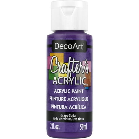 UPC: 0766218065094 | DecoArt Crafter s Acrylic Paint  2 oz.  Grape Soda