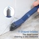 thumbnail image 4 of Juego de cepillos de limpieza para inodoro con cerdas duras para suelos de baño y rincones estrechos, 2 piezas, cepillo resistente con mango ergonómico para limpieza profunda de lechada y, 4 of 6