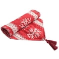 thumbnail image 4 of Nappe de Noël en Coton Chemin de Table Nappe Drapeau de Table Tapis de Table Longue Nappe Carrée Décorations de Restaurant Fournitures (Rouge Flocon de Neige), 4 of 8