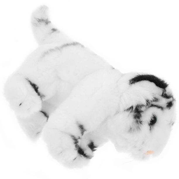 Realistic Standing Tiger Plush Stuffed Animal for Cuddle Companion Bedroom Sofa Decoration