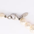 thumbnail image 3 of Pre-Owned Chanel Coco Mark Necklace, Gold Plated (GP), Faux Pearl, Women's, White/Gold Tone, 3 of 7