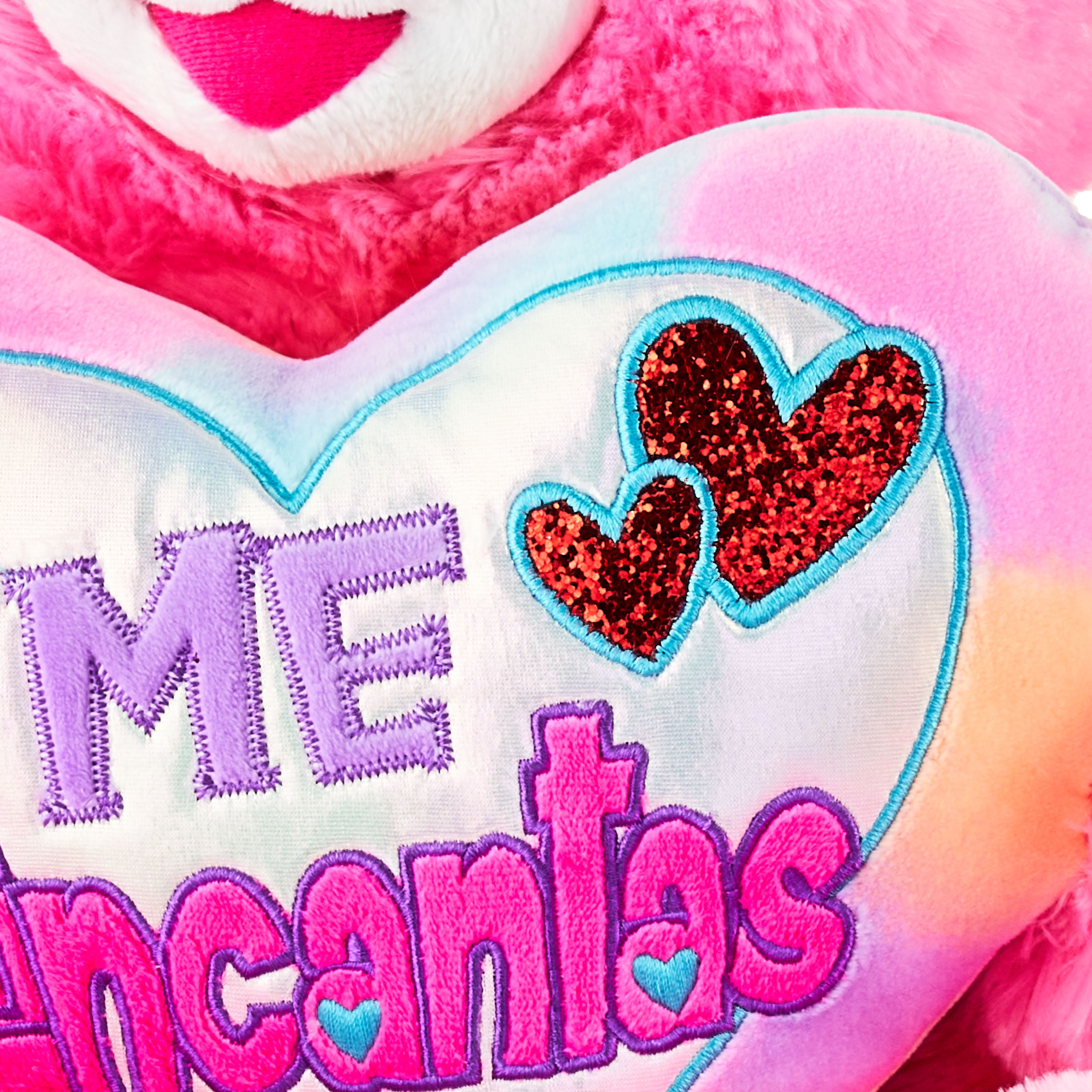 Pink Heart Teddy Bear Valentines Day Sticker – INKtropolis