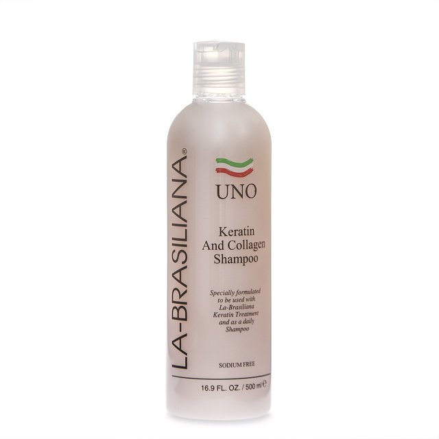 La-Brasiliana Uno Champú de queratina y colágeno 16.9 fl.oz.