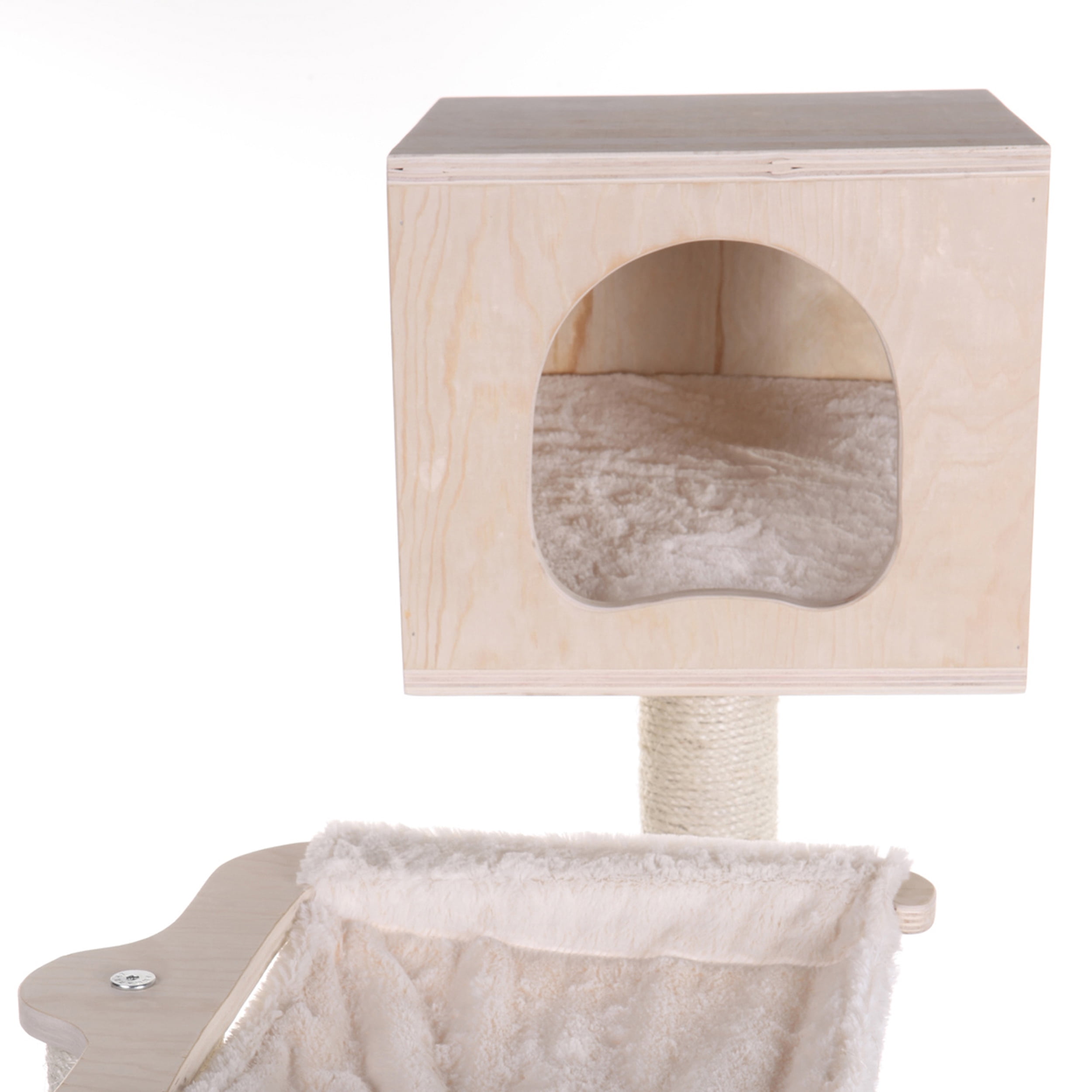 Armarkat Model Premium Scotch Pine, Solid Wood Cat Tree, 50" Tall S5103