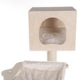 thumbnail image 4 of Armarkat Model Premium Scotch Pine, Solid Wood,real wood Cat Tree, 50" Tall S5103, 4 of 6