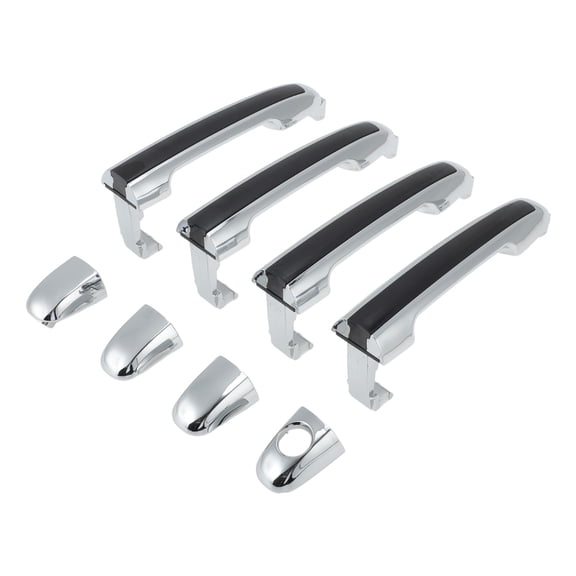 Exterior Door Handle Set for Hyundai Sonata 2005 2006 2007 2008 2009 2010 Chrome Front & Rear Left Driver & Right Passenger Outside Door Handles 826523K010/826523K030/836523K010