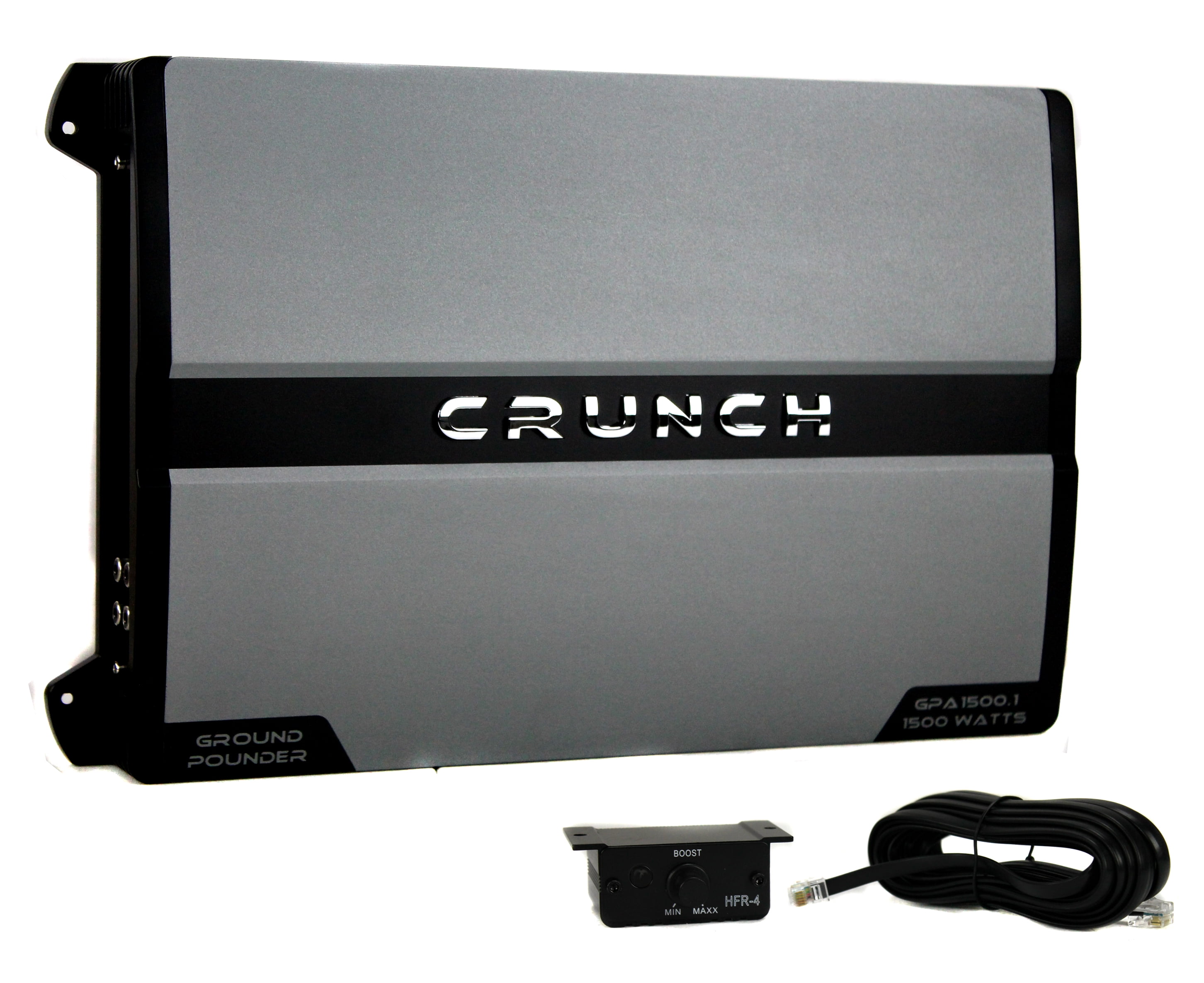 Crunch GPA1500.1 1500W Car Amplifier Monoblock Amp + Remote + 4 Gauge Wiring  Kit - Walmart.com