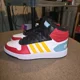 thumbnail image 2 of Adi-das Mens Hoops 2.0 Mid GY5890 White Casual Shoes Sneakers, 2 of 5