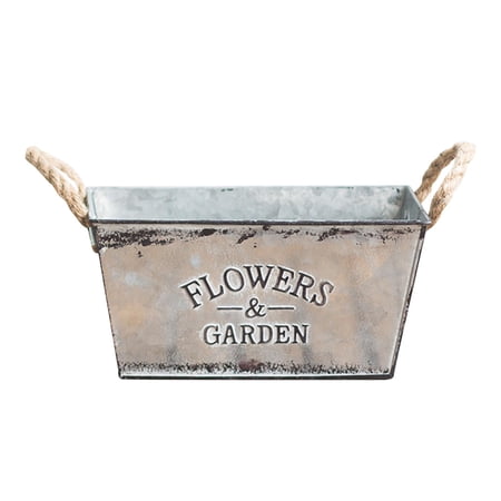 Vintage Iron Plants , Planter Pail Vase Succulent Plants Container Garden Home Decor Outdoor Indoor French Bucket ,