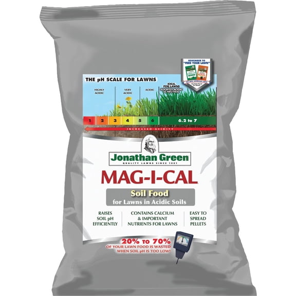 Jonathan Green 11352 Mag-I-Cal Soil Food for Lawns in Acidic Soil - Soil Amendment for Grass 15,000 Sq. Ft.