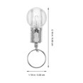 thumbnail image 4 of FELTECHELECTR 10 llaveros de mini bombillas LED portátiles con diseño único y colorido que cambian de color, llaveros de linterna de lámpara transparente., 4 of 4