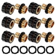 thumbnail image 1 of 3/4 Inch Garden Hose Quick Connect,garden Hose Fittings,male And Female Water Quick Release Hose Co, 1 of 5
