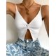 thumbnail image 2 of 1PC Niñas Sexy Chaleco con cuello en V Camisetas sin mangas Ropa interior de verano para mujeres (Talla L) HOMEMAXS MX10993134, 2 of 6