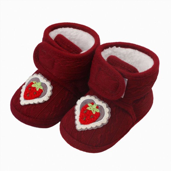 Enyan Baby Booties Newborn Walking Shoes Warm Hand Crochet Knit Soft Socks for Infant Boy Girl