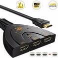 thumbnail image 1 of Switch, 3 Port 4K Switcher, High Speed 1080P Splitter Adapter Cable for PS3 HD-DVD, 1 of 7