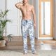 thumbnail image 2 of Fotbe Rose Flowers Pantalones de Pijama para Hombre, Pantalones de Dormir, Pantalones de Casa con Cintura Ajustable y Bolsillos-Small, 2 of 6