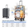 thumbnail image 6 of Daiia Hello Summer Cute Gnome Luggage Cover, Thickened Washable Travel Luggage Covers, Elastic Unique Baggage Covers for 18-20 inch Luggage-Medium, 6 of 9