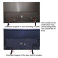 thumbnail image 3 of Universal TV Base Pedestal Feet TV Stand Mount Table Top Desktop Bracket 32-65", 3 of 4