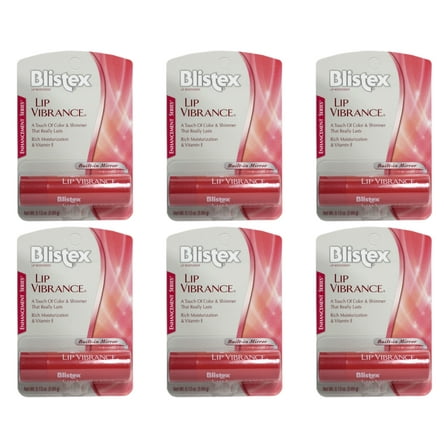 6 Pack - Blistex Lip Vibrance, Lip Protectant, 0.13 oz Each