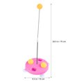 thumbnail image 2 of 1 Set Table Tennis Device Elastic Table Tennis Training Appliance Sports Training Device Educational Plaything without Rackets for Boys Girls (Rosy), 2 of 7