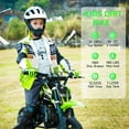 thumbnail image 5 of TOXOZERS Dirt Bike50cc 2-stroke Gas Mini Bike for Kids 8-14,With Front Fork and Rear Mono Shock, Up to 25 Mph,Green, 5 of 8