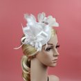 thumbnail image 3 of XASZHN Accessoires Cheveux Fête de Mariage USA Mariée Maille Blanc_003 13cm, 3 of 4