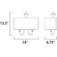 thumbnail image 5 of Maxim 10012OMOI Bongo 1-Light Wall Sconce, Oil Rubbed Bronze, 5 of 5