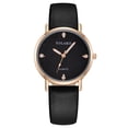 thumbnail image 1 of Reloj de cuarzo para mujer, relojes para mujer YOLAKO Reloj de pulsera analógico de cuero de cuarzo casual para mujer Reloj de mujer, 1 of 2