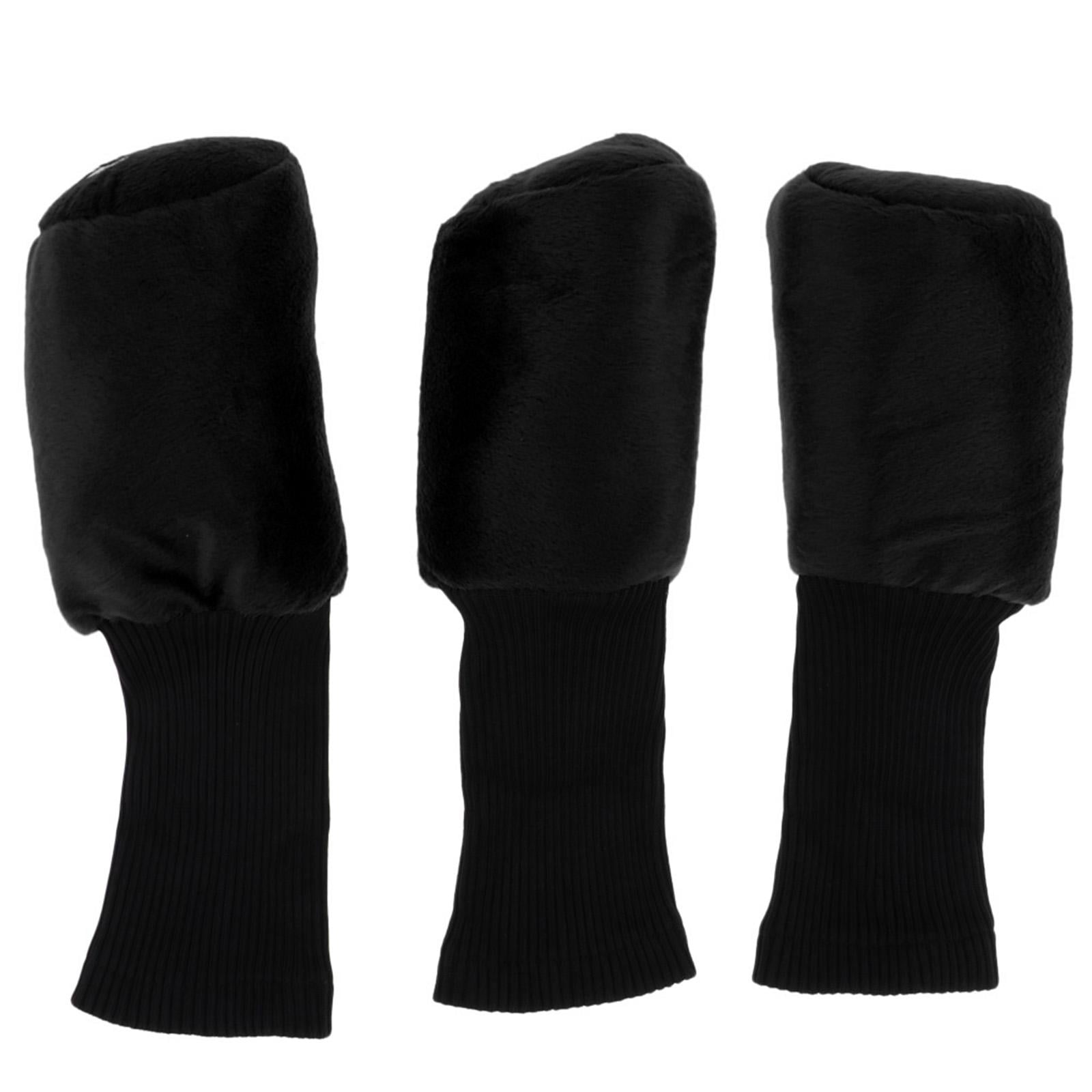 Axioma 2X 3 Pack Durable Golf Club Head Cover Hybrid Driver Headcover Guards Sock 33cm