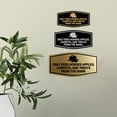 thumbnail image 3 of Signs ByLITA Fancy Only Feed Horses Apples, Carrots, and Treats From The Barn, Horses Plastic Sign (Black /Gold) - Small, 3 of 6