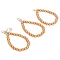 thumbnail image 4 of 3 uds pulsera de perlas proceso de pulido brillante exquisita perlas hebras para teléfono móvil funda llavero bolsa oro, 4 of 8