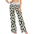 thumbnail image 3 of FREEAMG Pajama Pants Lovely Fried Egg Pattern Soft Drawstring Yoga Lounge & Sleep PJ Bottom(XS-XL), 3 of 5