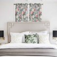 thumbnail image 3 of Vintage Spring Floral Kitchen Curtains Window Panels, Summer Botanical Watercolor Insulated Window Treatment Curtain, Grommet Curtains for Bedroom/Living Room/Bathroom, 2 Piece 52"Wx45"L, 3 of 8