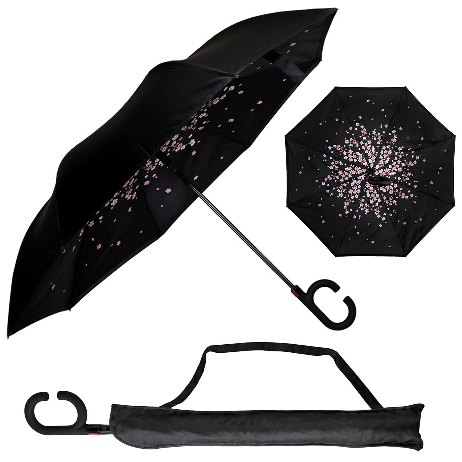Urban Den Urban Den Inverted Umbrella for Heavy Rain UV Umbrella