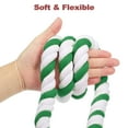 thumbnail image 4 of Unique Bargains 1Inch x 20Feet Natural Twisted Cotton Rope 3 Strand Tug of War Rope with Sealing Tape Green White, 4 of 6