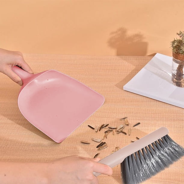 Dustpan And Brush Set Handheld Dustpan And Brush Comfortable Grip Brush And Dustpan For Sofa Tabletop Bedroom Tent Cleaning