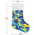 thumbnail image 2 of Coolnut 1 PCS Christmas Stocking Army Camouflage Big Warm 17.7 x 12 Inch Hanging Xmas Stockings Decoration for Family Holiday Party Ornaments Decor Fireplace, 2 of 7