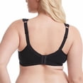 thumbnail image 3 of LEEYNEER Women‘s Cotton Full Coverage Wirefree Non-padded Lace Plus Size Bra 32DD, 3 of 6