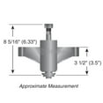 thumbnail image 3 of Spindle Assembly Compatible with Exmark Quest QST22BE482 QST23KC482 48in QST23KC522 QST24BE522 52in Zero-Turn 109-8744 116-3497 958A1 Z4800 74812 74813 74815 74816 74818 2007-2008 Z5200, 3 of 4