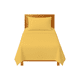 thumbnail image 1 of Sábanas Individuales Lisas We2 Dream 100% Algodón Color Amarillo Canario 4 Piezas, 1 of 10