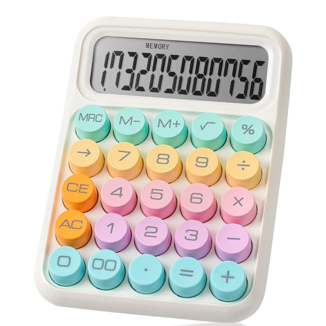 Interruptor mecánico Calculator Mr. Pen de 12 dígitos con pantalla LCD