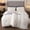 White, variant on 3 Pieces Cream White Plush Fluffy Duvet Cover Winter Luxury Ultra Soft Shaggy Crystal Velvet Comforter Cover Set Zipper Closure Queen Bedding Set