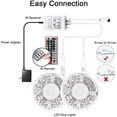 thumbnail image 3 of Led Lights Color Changing Led Strip Lights with Remote Controller 60 ft, 2 Rolls of 30 ft Led Lighting for Bedroom, Home Decoration, 3 of 8