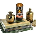 thumbnail image 2 of Torched Pumpkin Porter 8 oz Beer Bottle Scented Candle Bomber Bottle Brown, 2 of 6