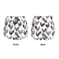 thumbnail image 5 of Picia Funny Chicken Pattern Women's 2 in 1 Athletic Running Shorts High Waisted Workout Casual Gym Sweat Shorts with Comfy Liner Zipper Pockets-XX-Large, 5 of 9