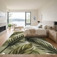 thumbnail image 3 of ODIKA 8'x10' Machine Washable Non-Slip Area Rug, Watercolor Green High Traffic Rug, Green, 1284498, 3 of 7