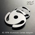 thumbnail image 2 of New Aluminum LP Vinyl Record Player 45 RPM Balanced Metal Disc Stabilizer Weight Clamp Turntable for 7" Vinyl Stability EP black, 2 of 6