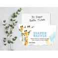 thumbnail image 3 of Inkdotpot 30Giraffe Jungle Animals Baby ShowerDiaper Raffle Ticket Lottery Insert Cards Supplies Games For Baby Shower Party Bring A Pack Of Diapers To Win Favors Gifts And Prizes, 3 of 5